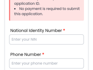 NSCDC Recruitment Application Portal Form