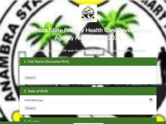 Anambra Primary Health Care Development Agency Recruitment 2025