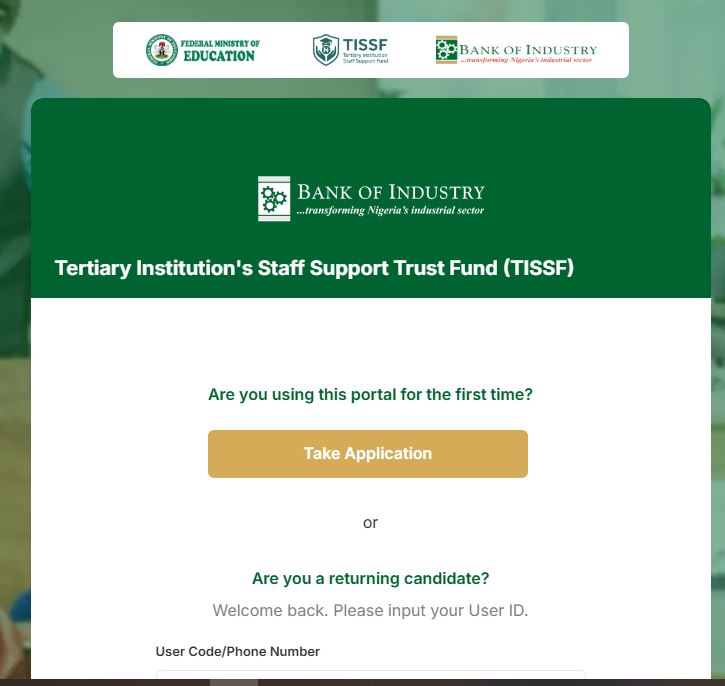 TISSF Loan 2025 Application Portal 