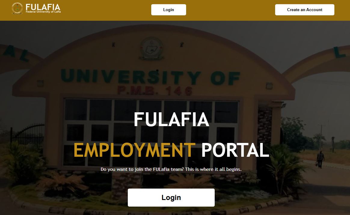Federal University of Lafia Recruitment 2025