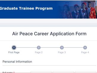 Air Peace Graduate Trainee Program Portal