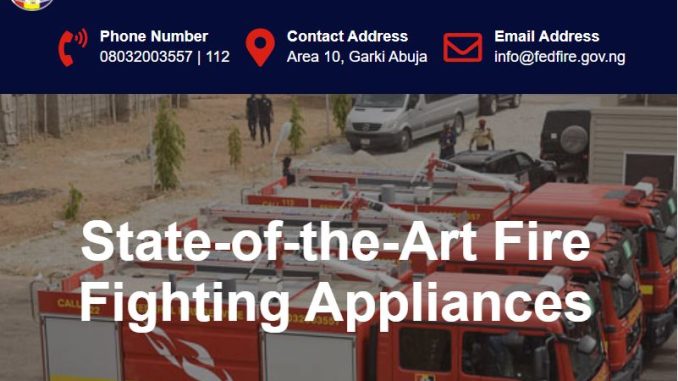 Federal Fire Service Shortlisted Candidates 2025/2026