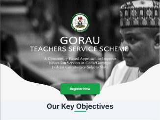 Gorau Teaching Service Scheme Recruitment 2025/2026 Portal
