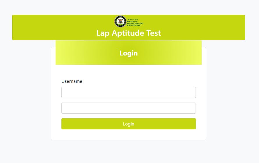 LAP Application Portal
