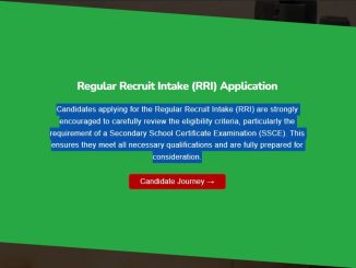 Nigerian Army Recruitment 90RRI Form and Portal