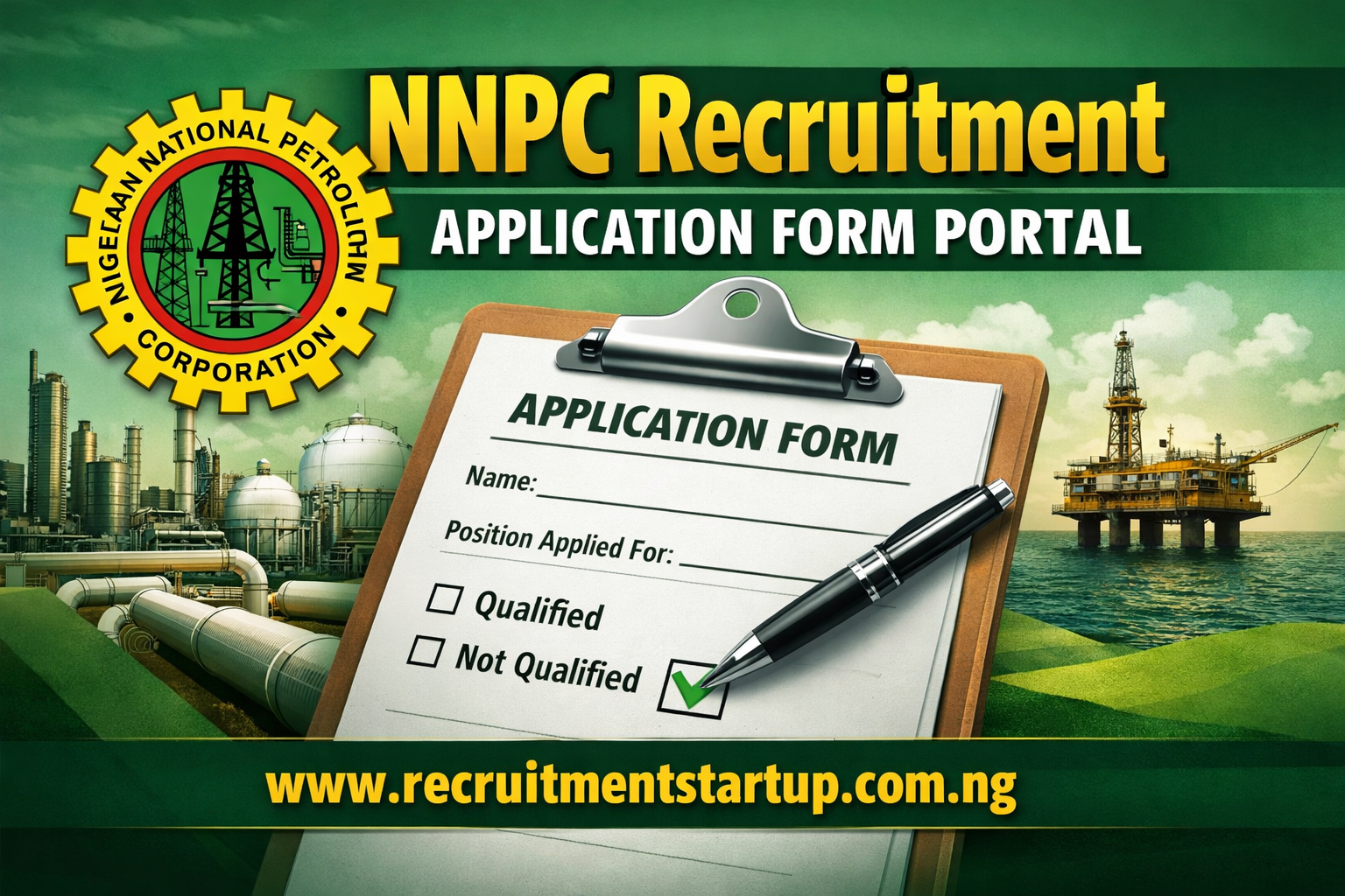 NNPC Recruitment Application Form Portal 2026- How to Apply
