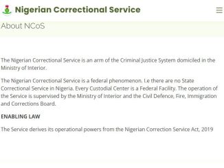 Nigeria Correctional Service Shortlisted Candidates