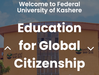 Federal University Kashere Recruitment Application Form Portal 2025/2026- How to Apply