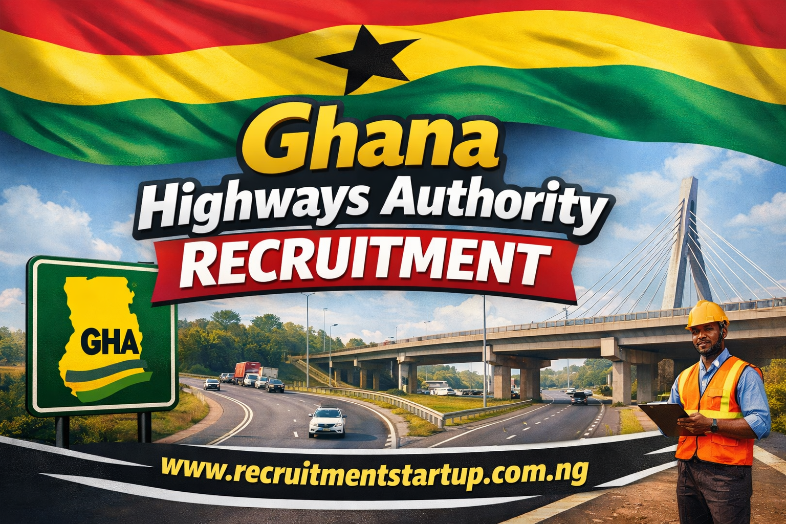 Ghana Highways Authority Recruitment 2026/2027 Application Form Portal- Apply