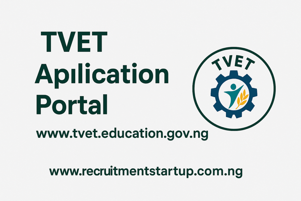 www.tvet.education.gov.ng | FME TVET Application Portal 2026 – Apply Now