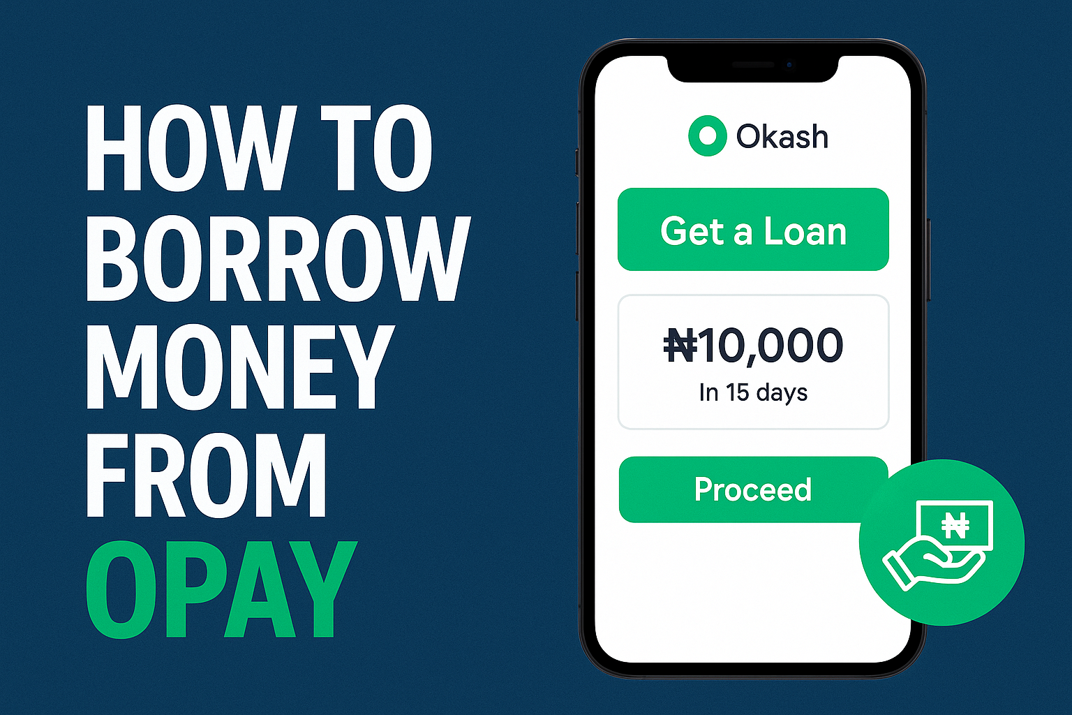How to Borrow Money From OPay