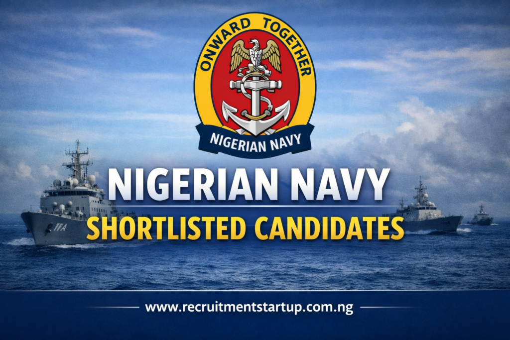 Nigerian Navy Shortlisted Candidates