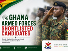 Ghana Armed Forces Shortlisted Candidates 2026/2027 | Screening Guide & Requirements