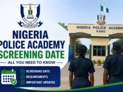 Nigeria Police Academy Screening Date 2026 | 12th Regular Course Schedule