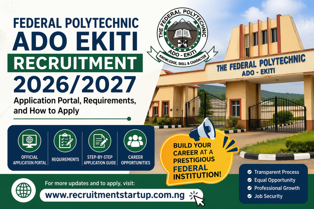 Federal Polytechnic Ado Ekiti Recruitment