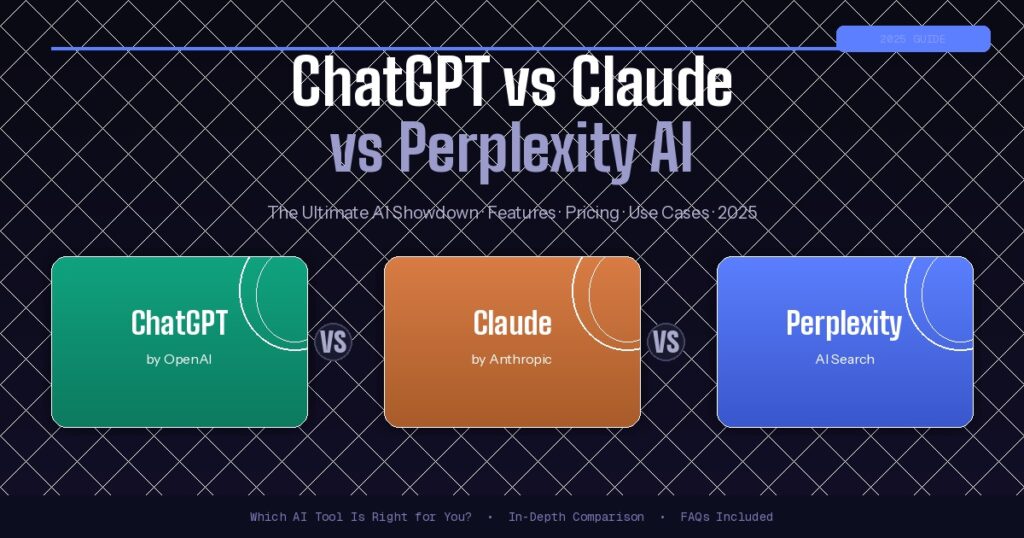 ChatGPT vs Claude vs Perplexity AI