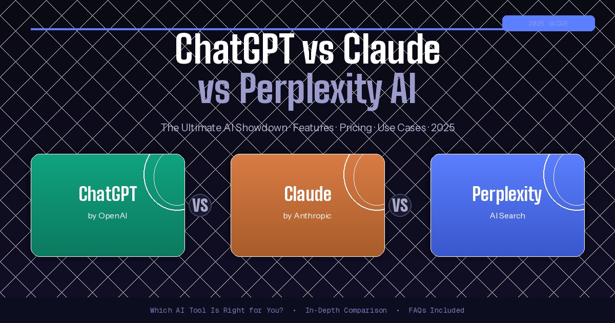 ChatGPT vs Claude vs Perplexity AI