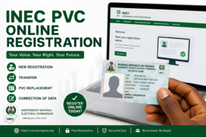 INEC PVC Online Registration Portal for 2027 Elections