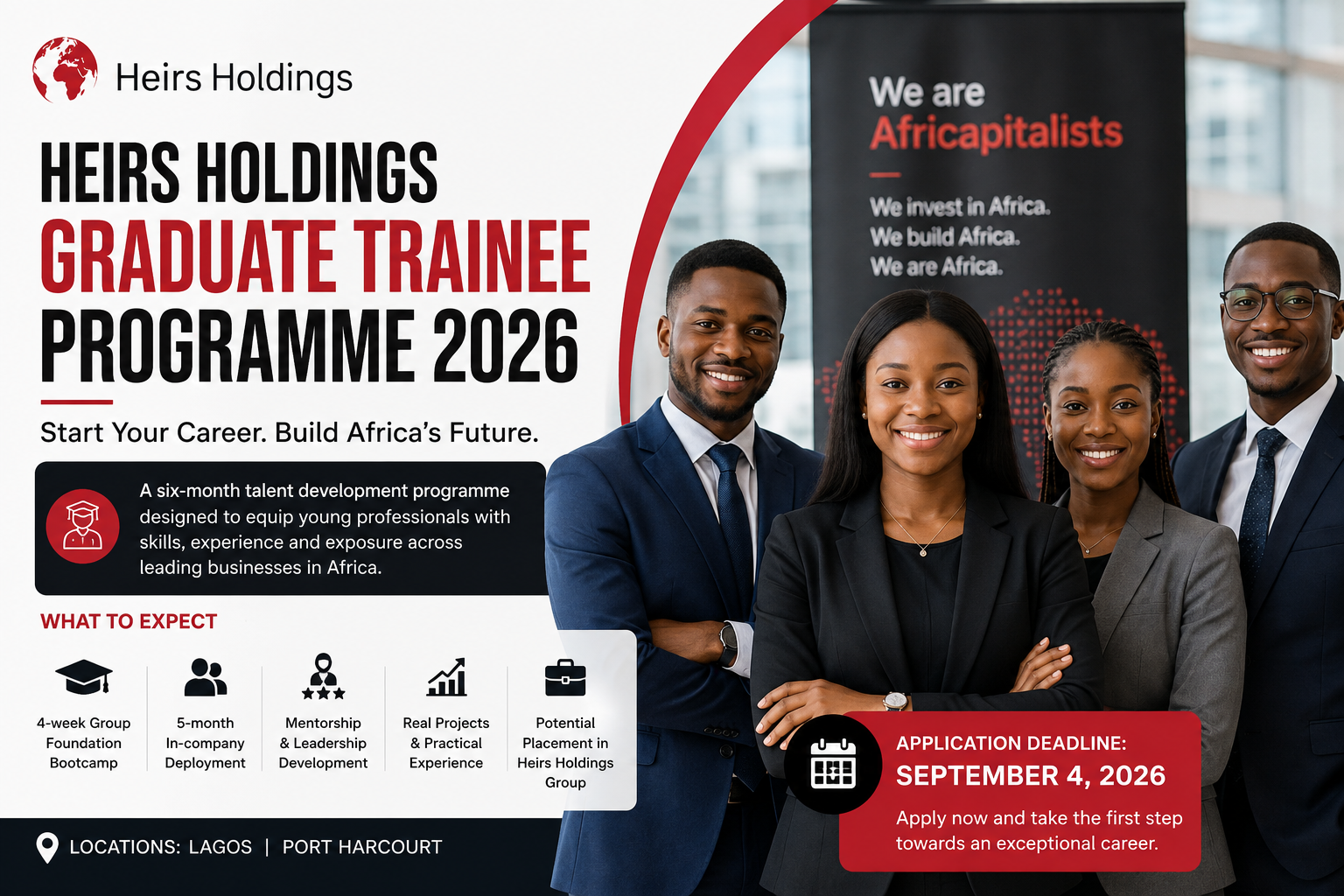 Heirs Holdings Graduate Trainee Programme 2026: How to Apply, Requirements and Deadline Heirs Holdings Graduate Trainee Programme 2026